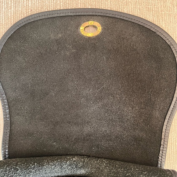 Vintage 1996 Coach Crescent Berkeley Saddlebag with Brass Hardware - Picture 14 of 16